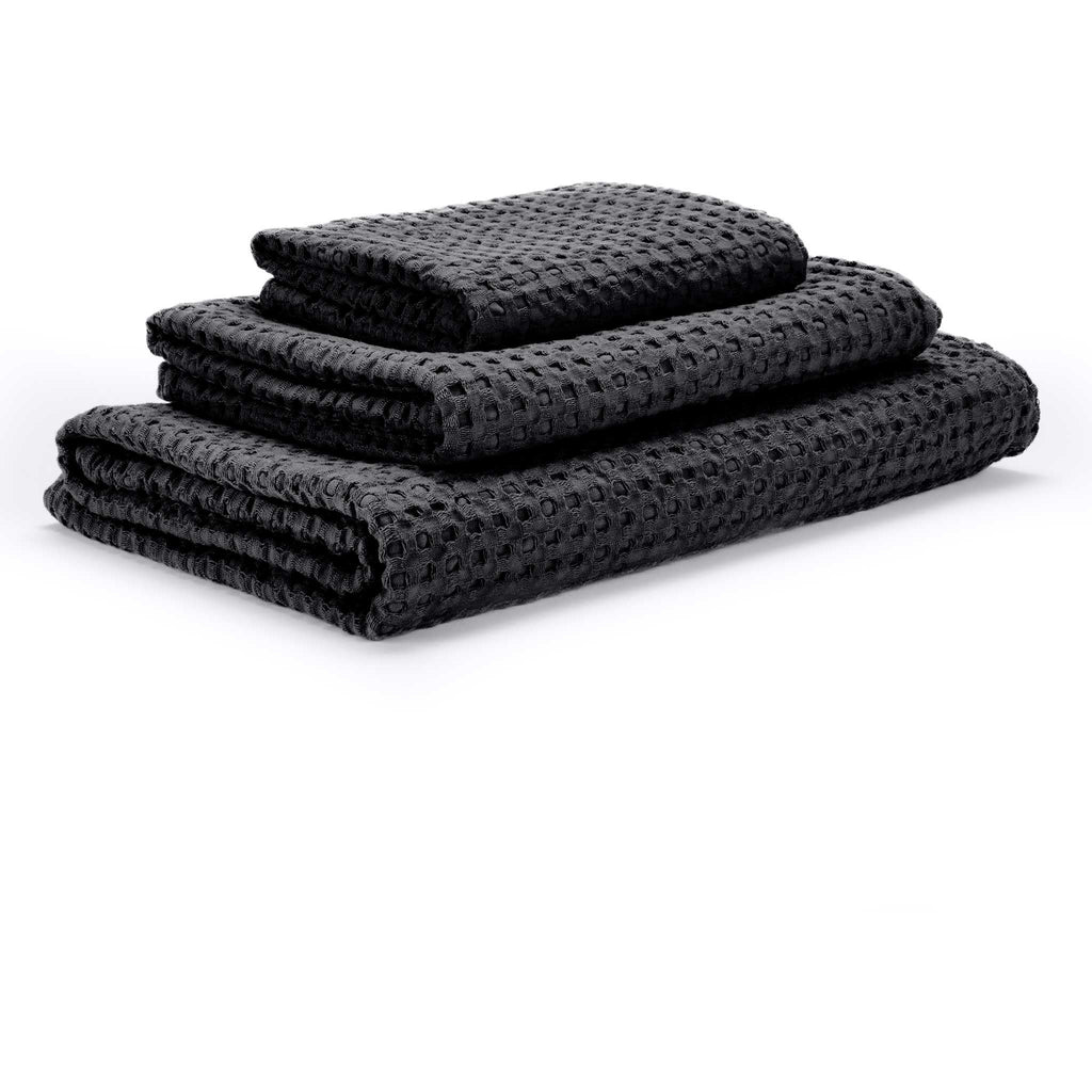Abyss Pousada Towels in  990 Black