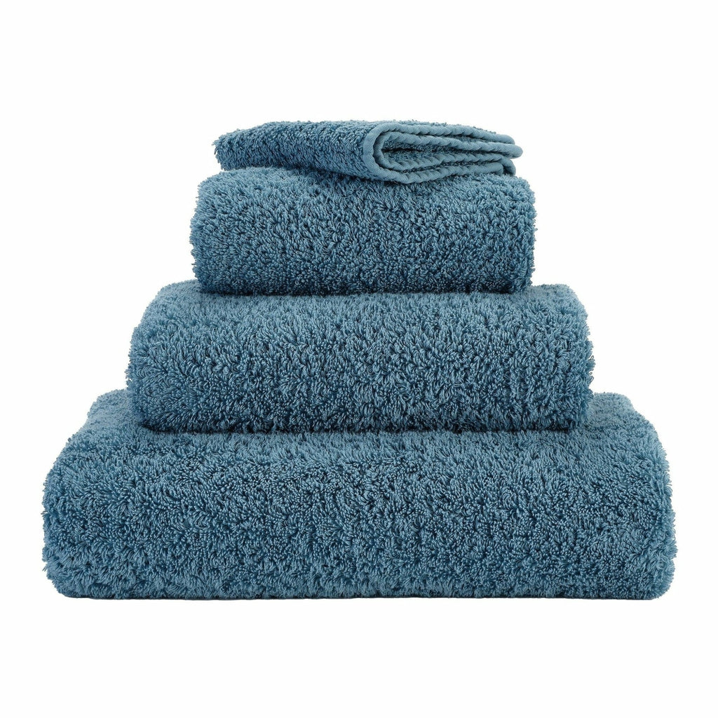 Abyss Super Pile Towels in 306 Bluestone. Available in Canada @ TMASC.
