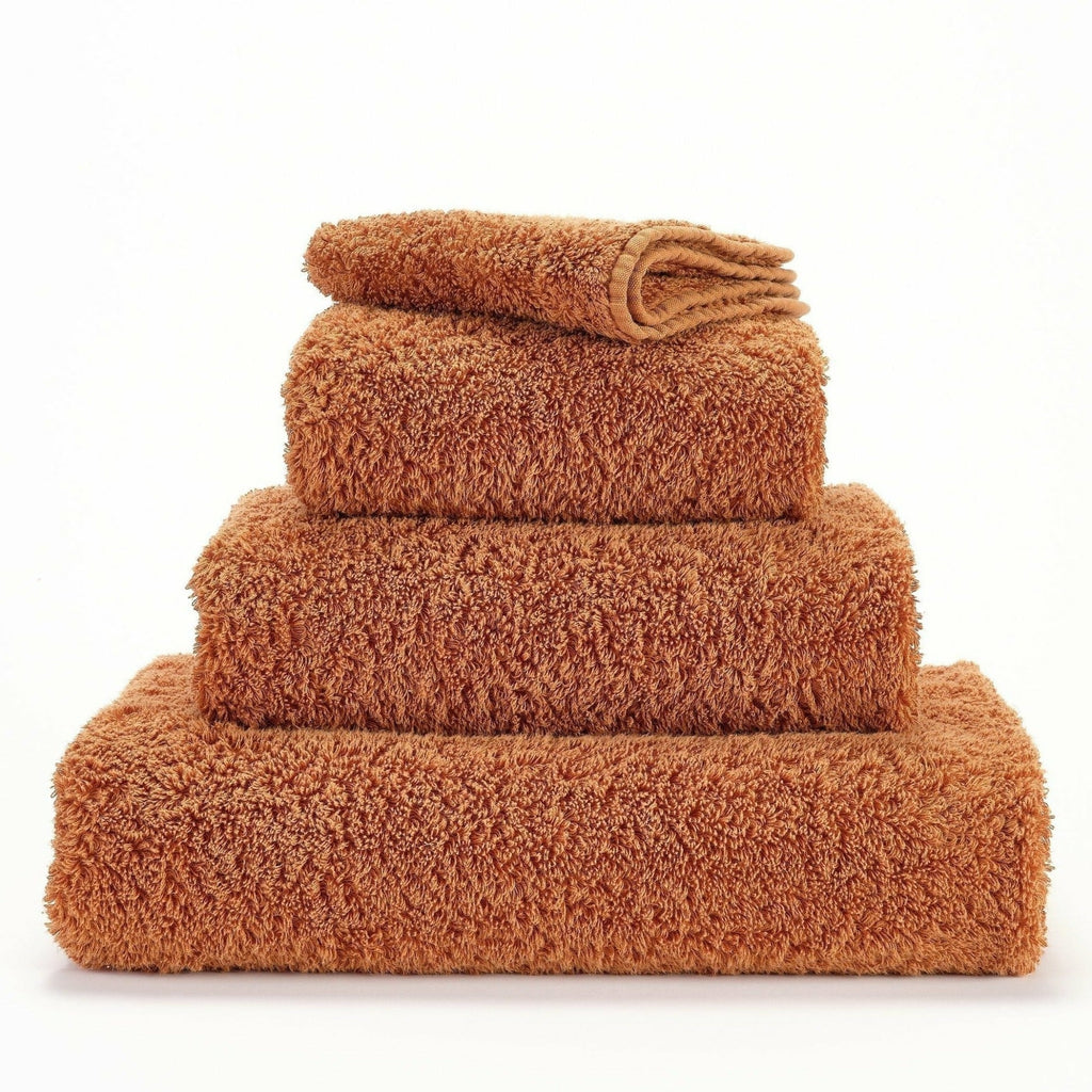 Abyss Super Pile Towels in 737 Caramel. Available in Canada @ TMASC.