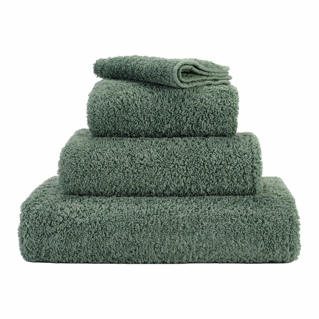 Abyss Super Pile Towels in 280 Evergreen. Available in Canada @ TMASC.