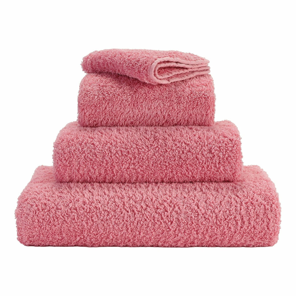 Abyss Super Pile Towels in 573 Flamingo. Available in Canada @ TMASC.