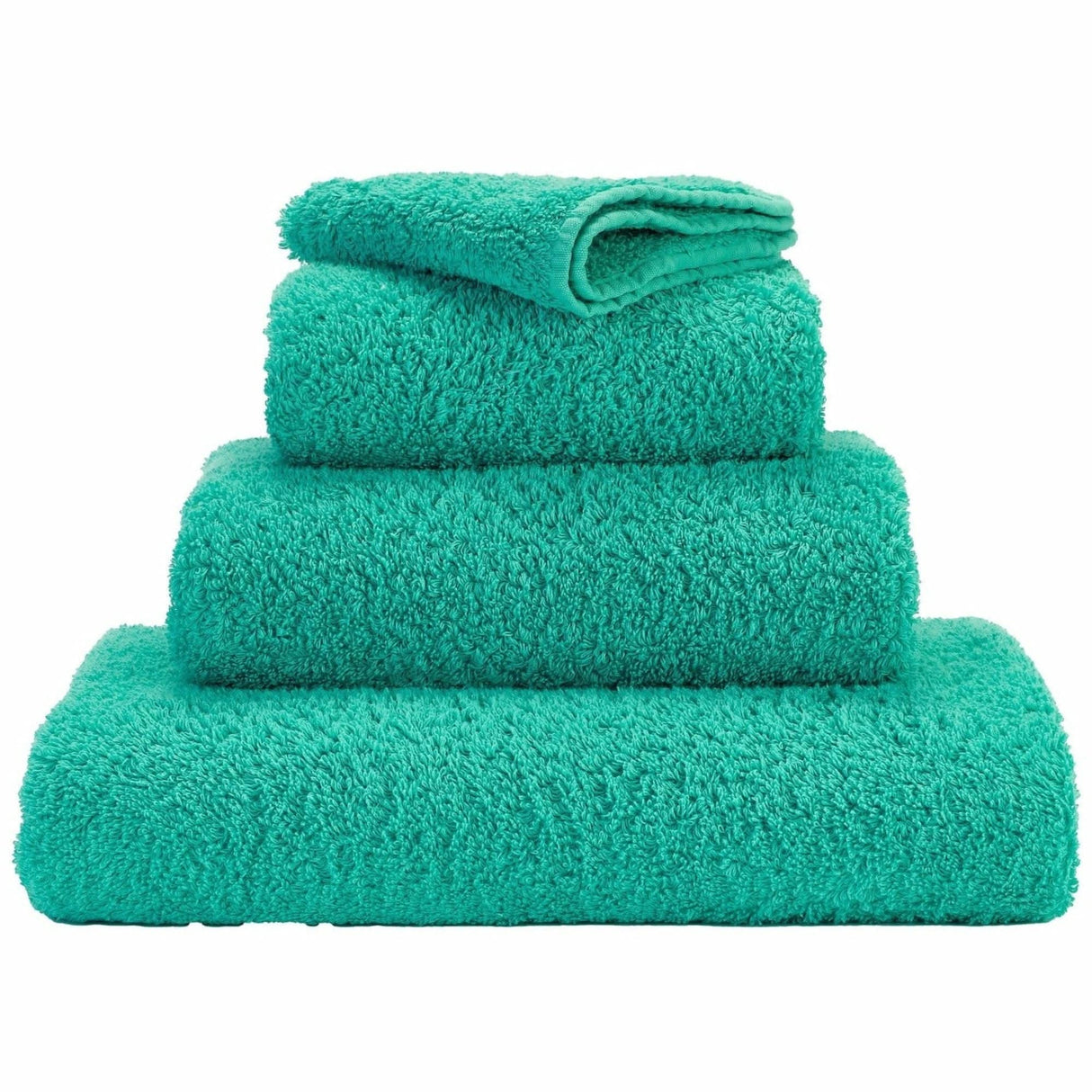 Abyss Super Pile Towels in 302 Lagoon. Available in Canada @ TMASC.