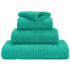 Abyss Super Pile Towels in 302 Lagoon. Available in Canada @ TMASC.