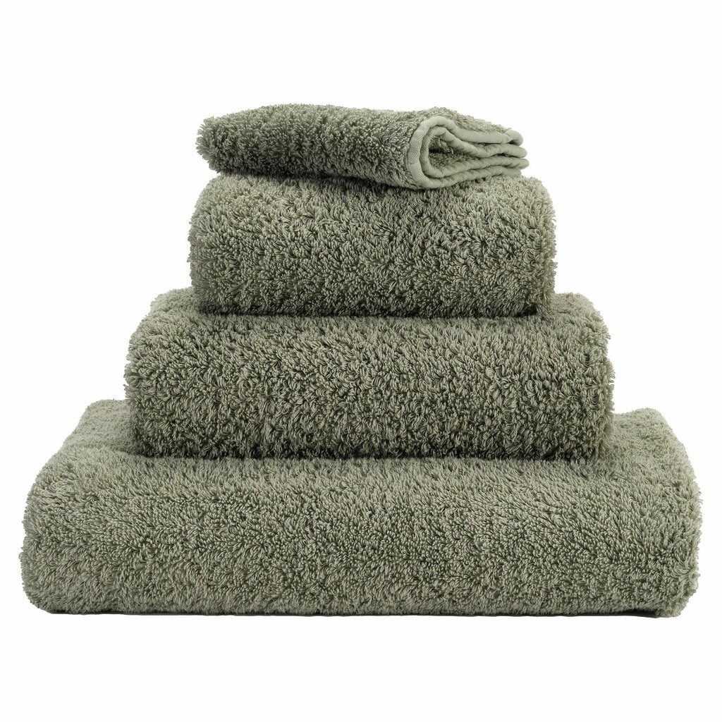 Abyss Super Pile Towels in 277 Laurel. Available in Canada @ TMASC.