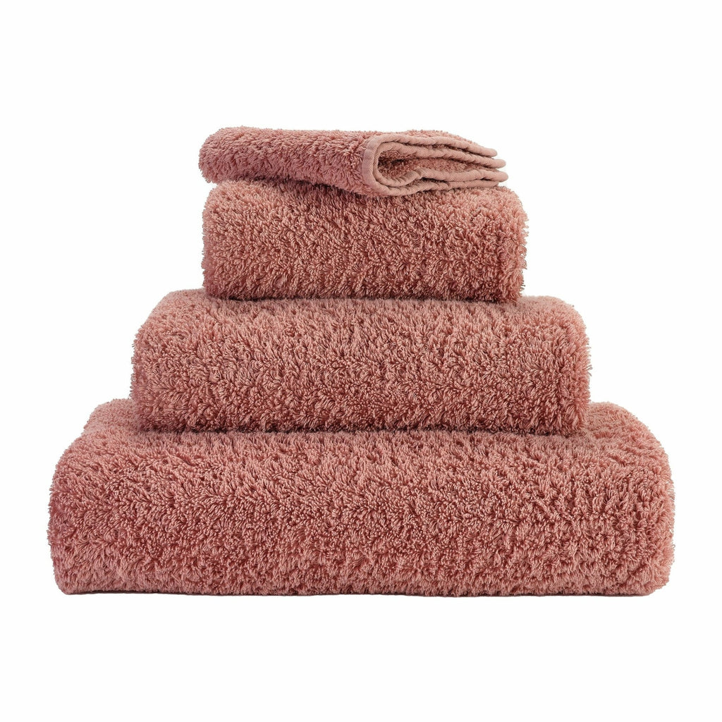 Abyss Super Pile Towels in 515 Rosette. Available in Canada @ TMASC.