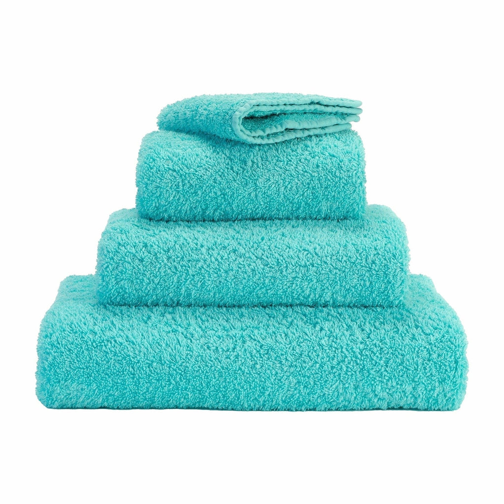 Abyss Super Pile Towels in 370 Turquoise. Available in Canada @ TMASC.