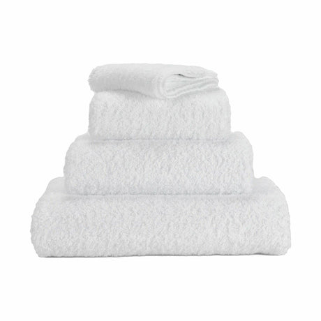 Abyss Super Pile Towels in 100 White. Available in Canada @ TMASC.