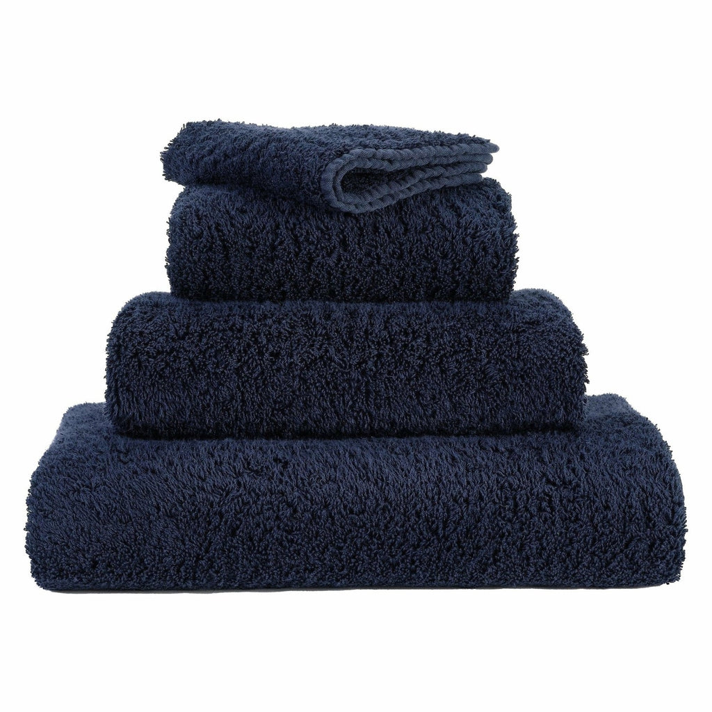 Abyss Super Pile Towels in 314 Navy. Available in Canada @ TMASC.
