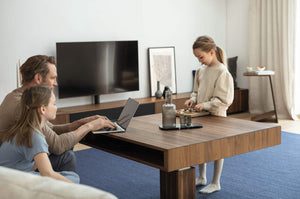 TEAM 7 lift coffee table. photo: TEAM 7 - Available in Canada at The Mattress & Sleep Co.