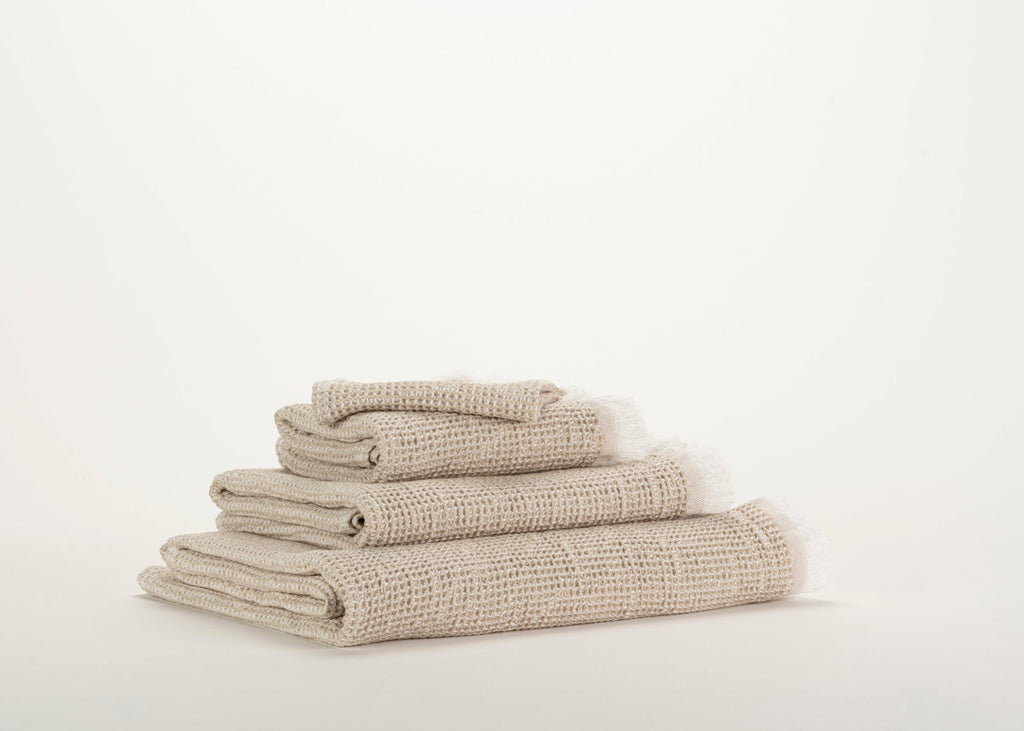 Abyss Bees Towels in 770 Linen