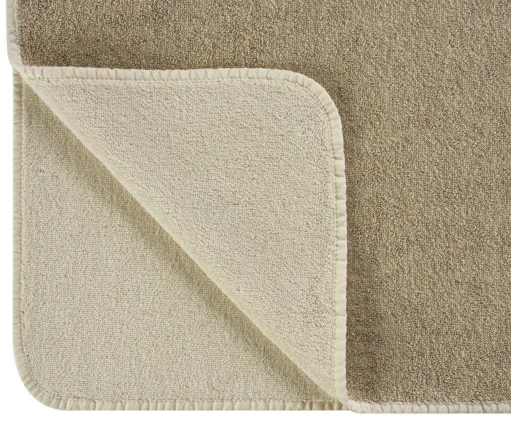 Abyss Lino Towels in 101 Natural Two-Tone