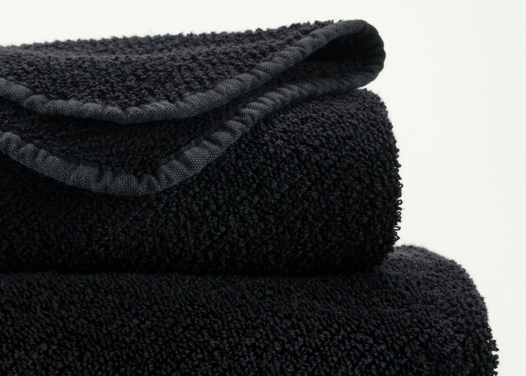 Abyss Twill Towels in  990 Black