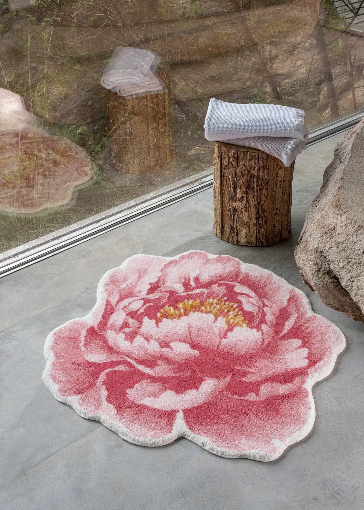 Pivoine Bath Rug