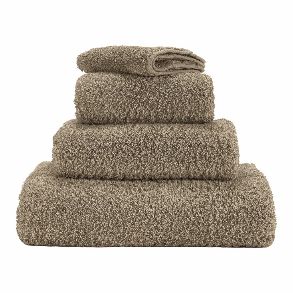 Abyss Super Pile Towels in 711 Taupe. Available in Canada @ TMASC.