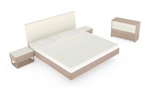 TEAM 7 float bed. photo: TEAM 7 - Available in Canada at The Mattress & Sleep Co.