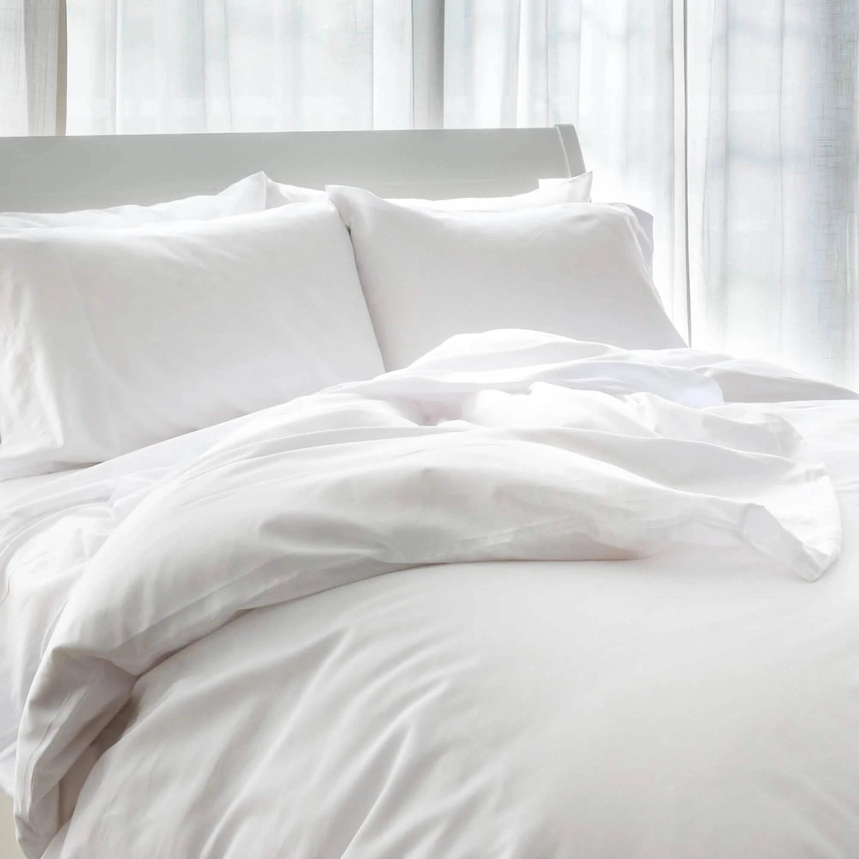 Porto Duvet Cover & Sheet Set in White