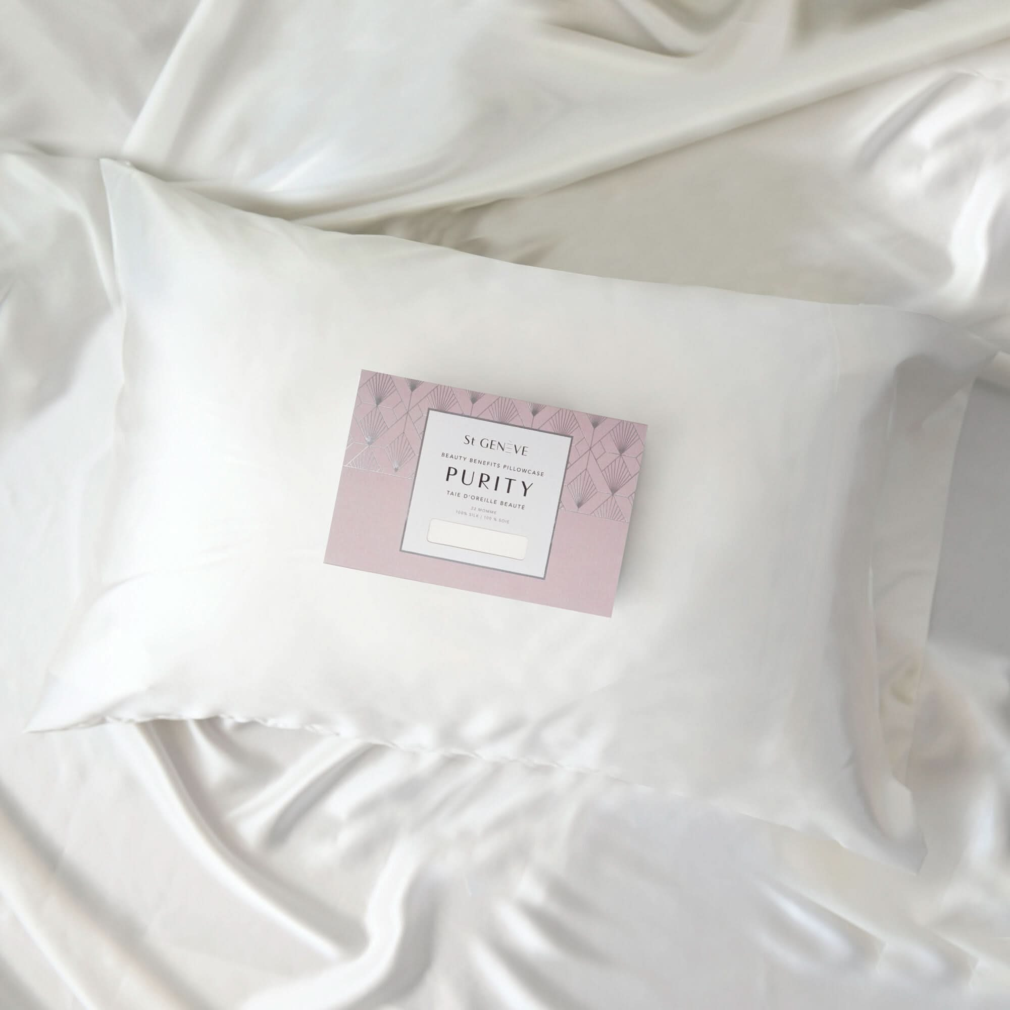 St Geneve Hair Protector Silk Pillowcases in Canada TMASC The Mattress Sleep Company