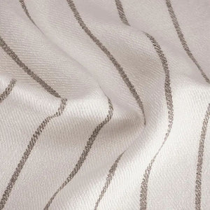 St Genève Tutto in Ivory w/ Grey Stripe. Available @ TMASC