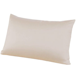 A zippered, removable washable organic cotton protector is included with every Willow latex pillow.