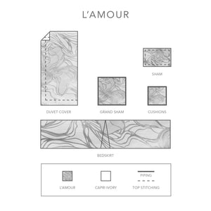 L'Amour Duvet Cover