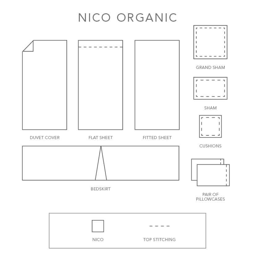 Nico Organic Duvet Cover