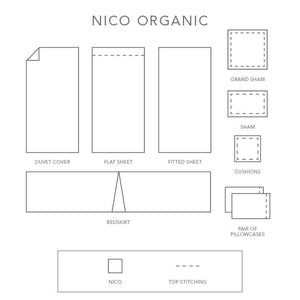 Nico Organic Duvet Cover