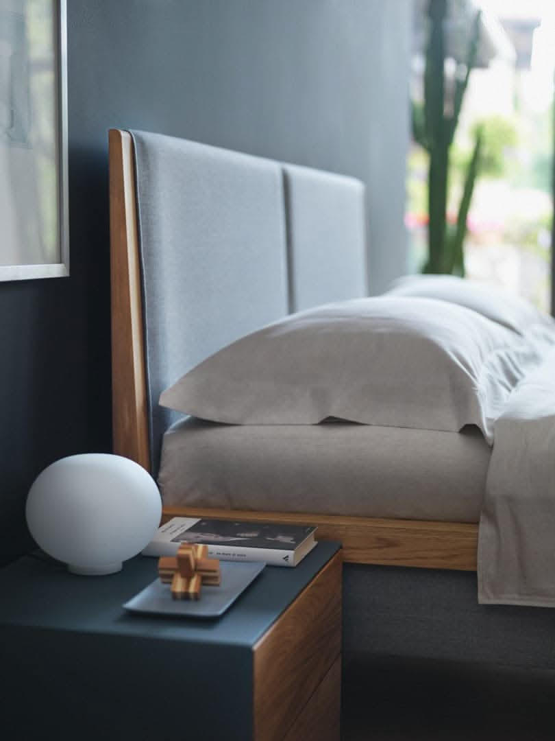 TEAM 7 mylon bed. photo: TEAM 7 - Available in Canada at The Mattress & Sleep Co.